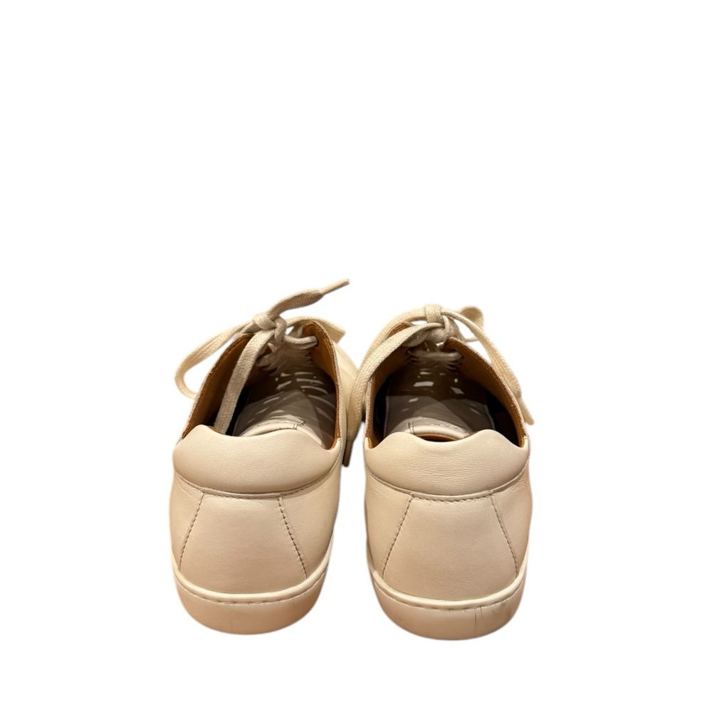 Sezane Womans White Leather Sneakers - Picture 7 of 7